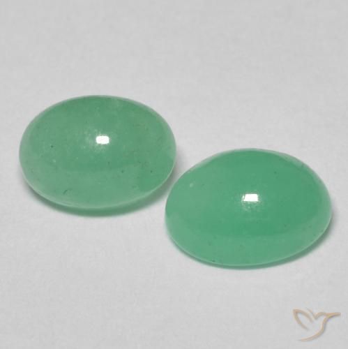 1.89 ct natürliche hellgrün Smaragd-Edelsteine, Oval, Lichtdurchlässig