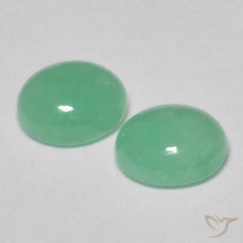 1.31 ct natürliche hellgrün Smaragd-Edelsteine, Oval, Lichtdurchlässig