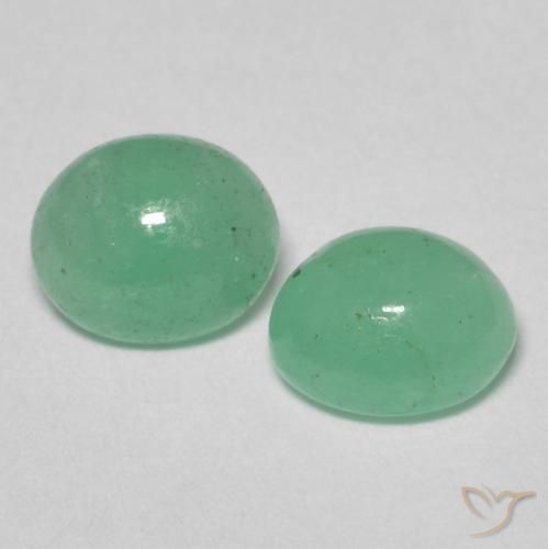 1.14 ct natürliche Pistaziengrün Smaragd-Edelsteine, Oval, Lichtdurchlässig