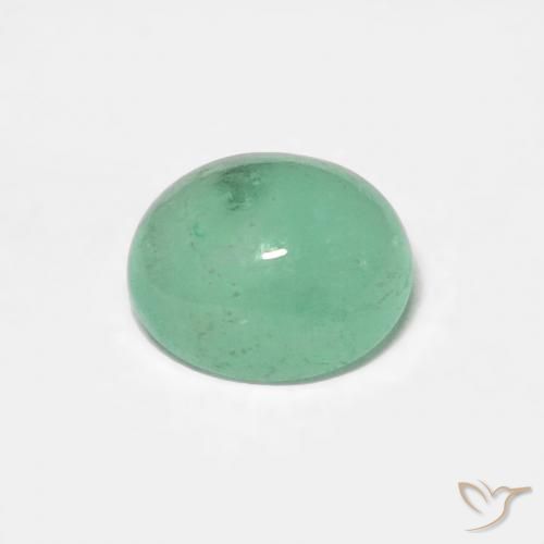 0.45ct Natürlicher hellgrün Smaragd, Oval, Lichtdurchlässig