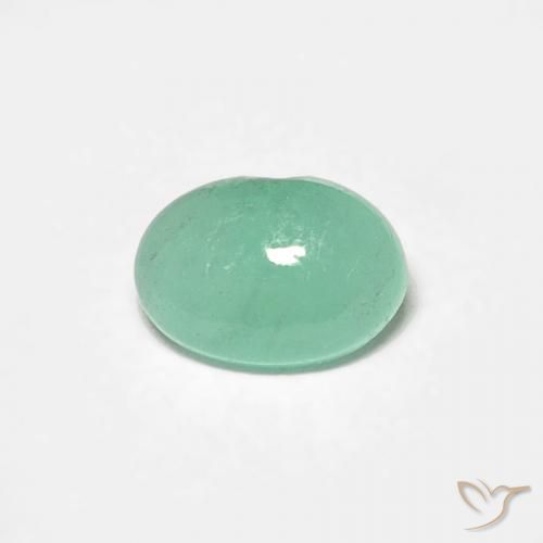0.37ct Natürlicher hellgrün Smaragd, Oval, Lichtdurchlässig