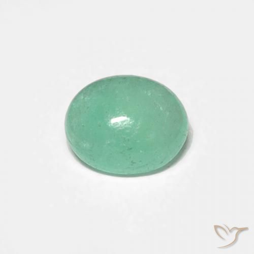 0.43ct Natürlicher hellgrün Smaragd, Oval, Lichtdurchlässig