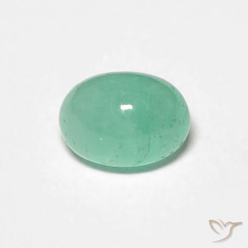 0.65ct Natürlicher hellgrün Smaragd, Oval, Lichtdurchlässig