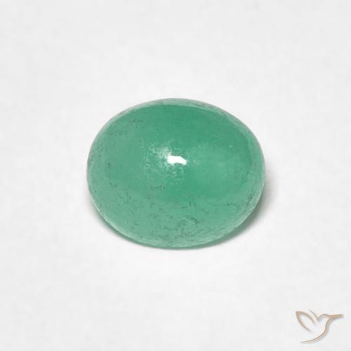 0.73ct Natürlicher hellgrün Smaragd, Oval, Lichtdurchlässig
