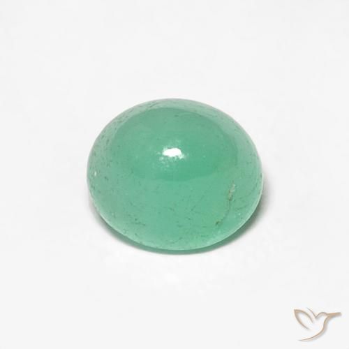 0.92ct Natürlicher Pistaziengrün Smaragd, Oval, Lichtdurchlässig