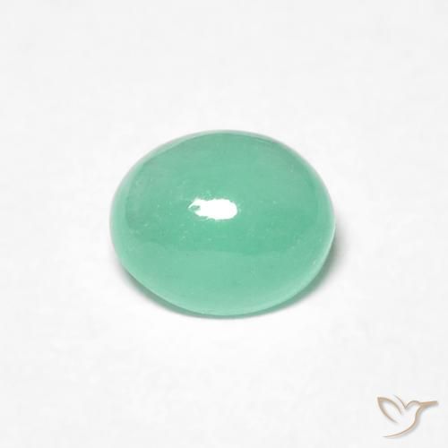 0.64ct Natürlicher Pistaziengrün Smaragd, Oval, Lichtdurchlässig
