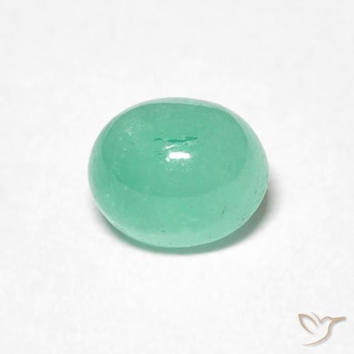 0.78ct Natürlicher hellgrün Smaragd, Oval, Lichtdurchlässig