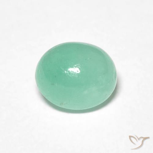0.85ct Natürlicher Pistaziengrün Smaragd, Oval, Lichtdurchlässig