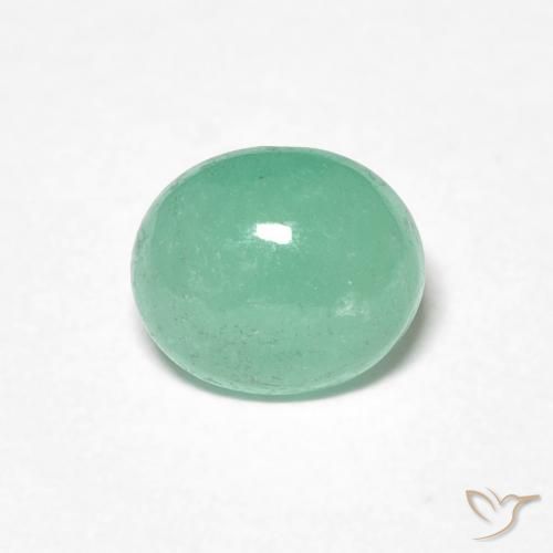 1.07ct Natürlicher hellgrün Smaragd, Oval, Lichtdurchlässig