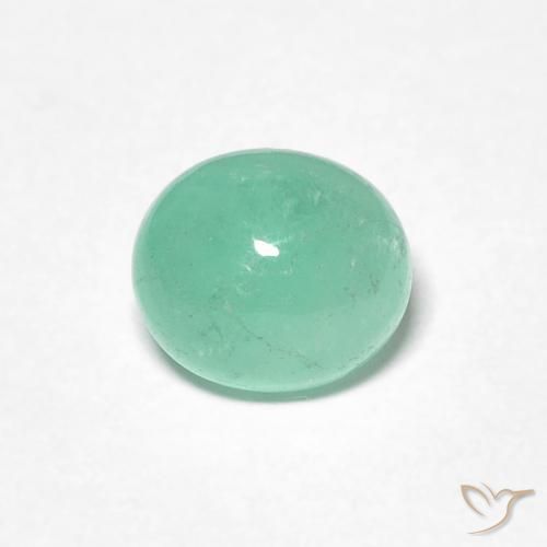 1.12ct Natürlicher hellgrün Smaragd, Oval, Lichtdurchlässig