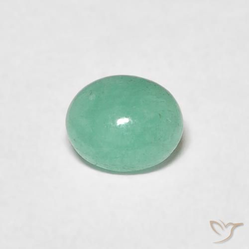 0.41ct Natürlicher Farngrün Smaragd, Oval, Lichtdurchlässig