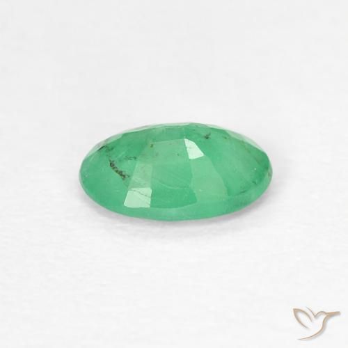 9,17 ctw natürlicher Jadegrün Smaragd, Oval, SI