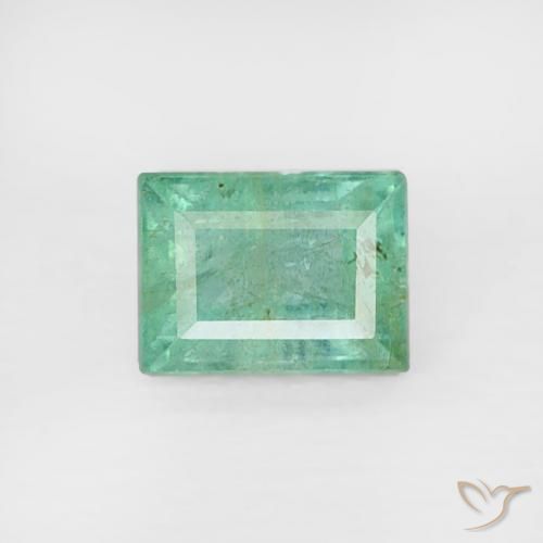 0.27ct Natürlicher Pistaziengrün Smaragd, Baguette, SI