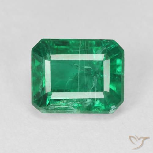 3.30ct Natürlicher tiefgrün Smaragd, Smaragdschliff, VS-SI