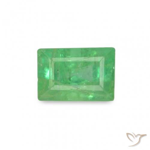 0.18ct Grüner Smaragd, Baguette, SI