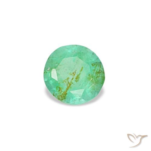 0.17ct Grüner Smaragd, Rund, VS-SI