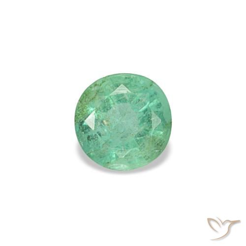 0.19ct Grüner Smaragd, Rund, VS-SI