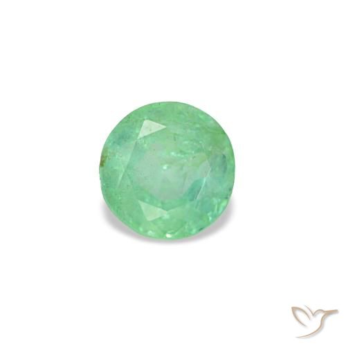 0.17ct Grüner Smaragd, Rund, VS-SI