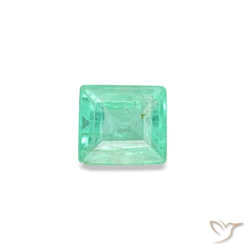 0.11ct Grüner Smaragd, Baguette, VS