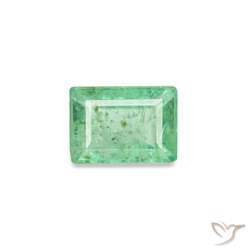0.15ct Grüner Smaragd, Baguette, SI