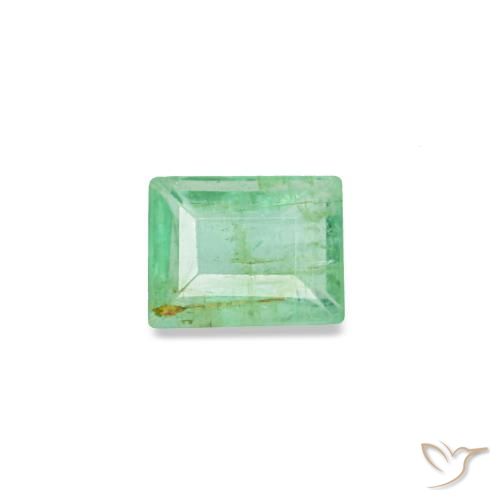 0.12ct Grüner Smaragd, Baguette, SI