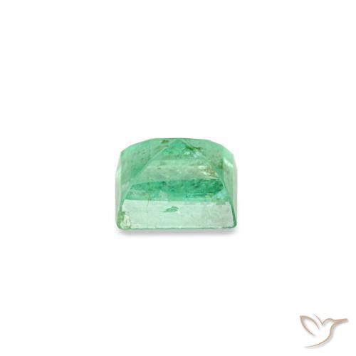 0,13 ctw natürlicher grüner Smaragd, Baguette, SI