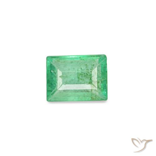 0.12ct Grüner Smaragd, Baguette, SI