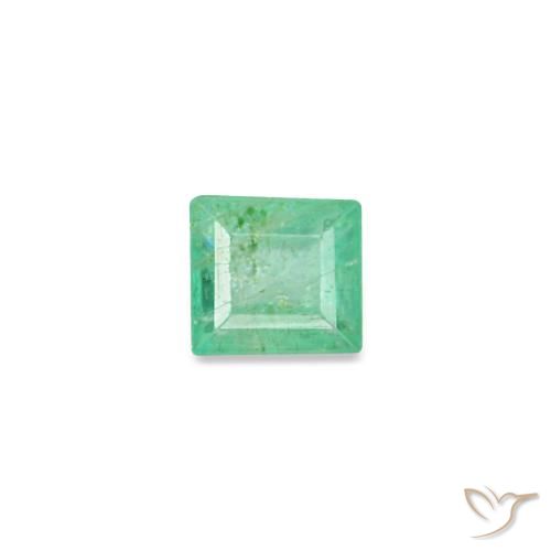 0.14ct Grüner Smaragd, Baguette, SI