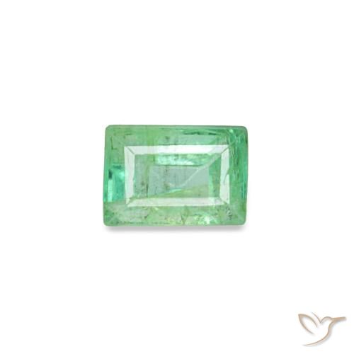 0.18ct Grüner Smaragd, Baguette, VS-SI