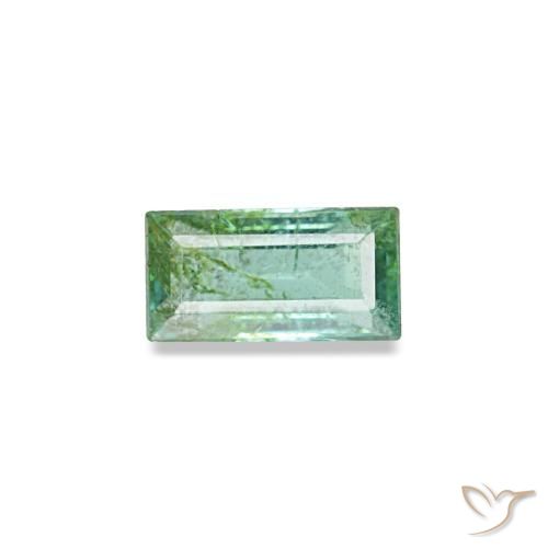 0.14ct Grüner Smaragd, Baguette, SI