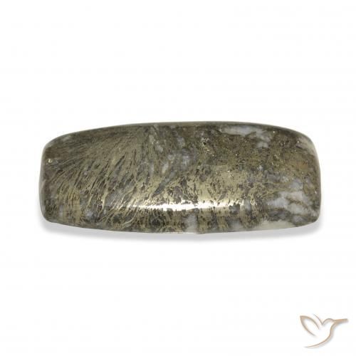 9,17 ctw natürlicher Mehrfarbig Feather Pyrite, Kissen, Lichtundurchlässig
