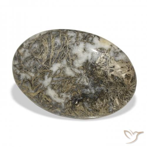 9,17 ctw natürlicher Mehrfarbig Feather Pyrite, Oval, Lichtundurchlässig