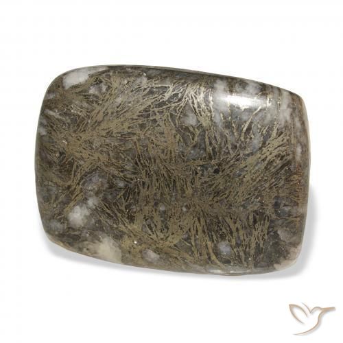 9,17 ctw natürlicher Mehrfarbig Feather Pyrite, Kissen, Lichtundurchlässig