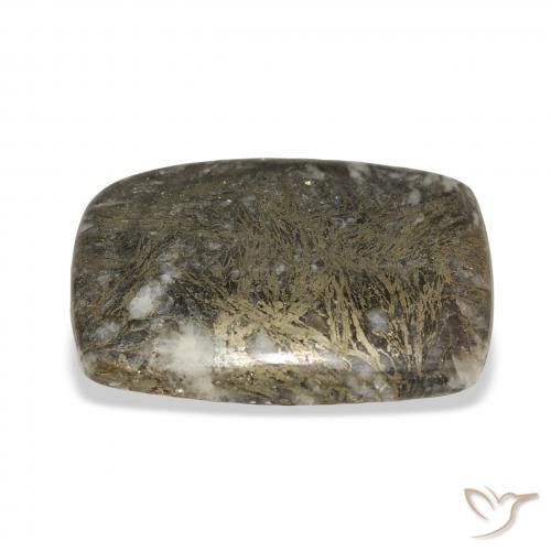 9,17 ctw natürlicher Mehrfarbig Feather Pyrite, Kissen, Lichtundurchlässig