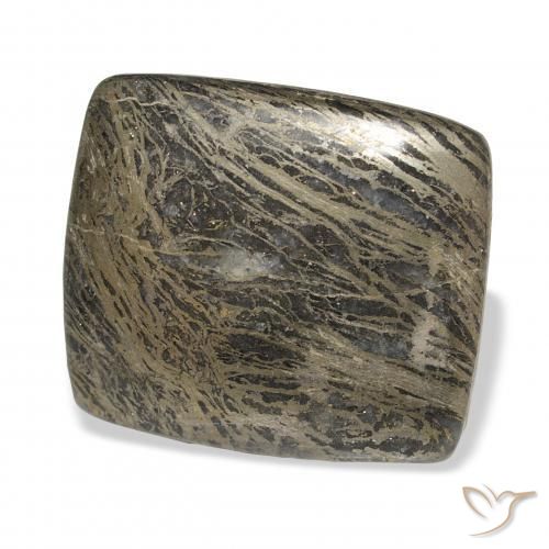 9,17 ctw natürlicher Mehrfarbig Feather Pyrite, Kissen, Lichtundurchlässig