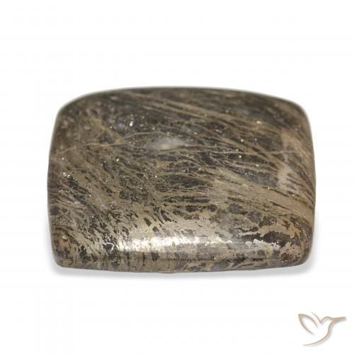 9,17 ctw natürlicher Mehrfarbig Feather Pyrite, Kissen, Lichtundurchlässig