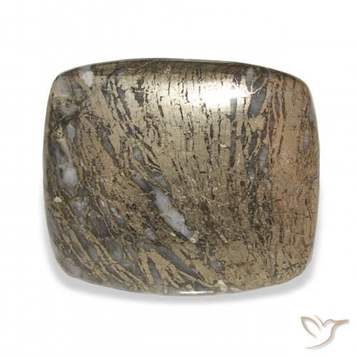 9,17 ctw natürlicher Mehrfarbig Feather Pyrite, Kissen, Lichtundurchlässig