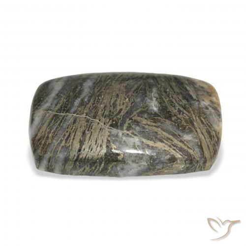 9,17 ctw natürlicher Mehrfarbig Feather Pyrite, Kissen, Lichtundurchlässig