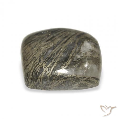 9,17 ctw natürlicher Mehrfarbig Feather Pyrite, Kissen, Lichtundurchlässig