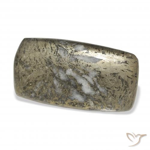 9,17 ctw natürlicher Mehrfarbig Feather Pyrite, Kissen, Lichtundurchlässig