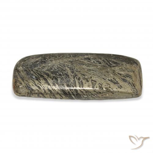 9,17 ctw natürlicher Mehrfarbig Feather Pyrite, Kissen, Lichtundurchlässig