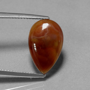 5,11 ctw natürlicher mehrfarbiger Feuerachat, Transparent, Transparent / Lichtdurchlässig