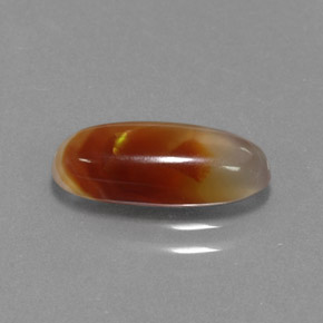 2,00 ctw natürlicher mehrfarbiger Feuerachat, Transparent, Transparent / Lichtdurchlässig