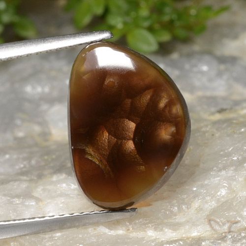 4.54ct Natürlicher Mehrfarbig Feuerachat, Fantasie, Lichtdurchlässig