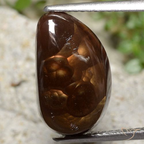 6.30ct Natürlicher Mehrfarbig Feuerachat, Fantasie, Lichtundurchlässig