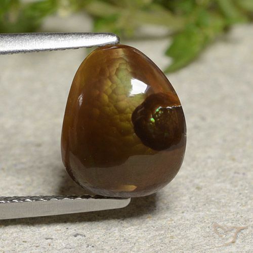 3.31ct Natürlicher Mehrfarbig Feuerachat, Fantasie, Lichtdurchlässig