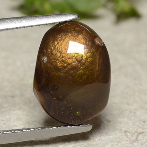 3.69ct Natürlicher Mehrfarbig Feuerachat, Fantasie, Lichtundurchlässig
