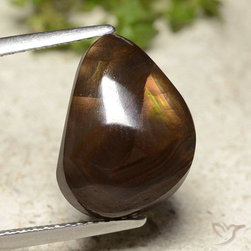 7.07ct Natürlicher Mehrfarbig Feuerachat, Fantasie, Lichtdurchlässig