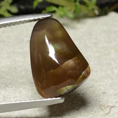 8.38ct Natürlicher Mehrfarbig Feuerachat, Fantasie, Lichtundurchlässig