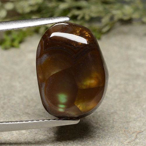 7.95ct Natürlicher Mehrfarbig Feuerachat, Fantasie, Lichtundurchlässig
